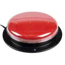 A large red button